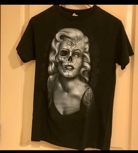 Marilyn Monroe Skelton Tee Shirt
